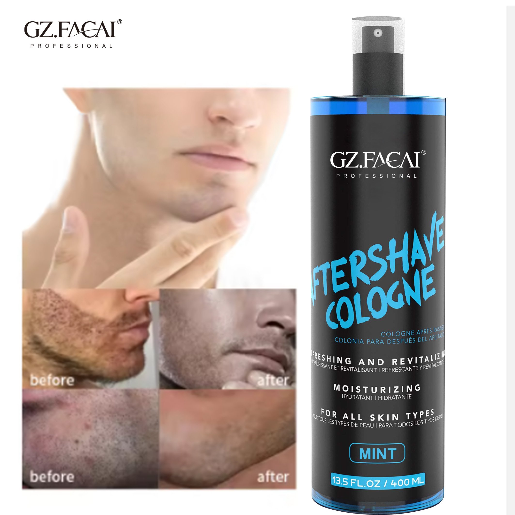 Wholesale Premium Brand Men's Anti-Sensitivity Soothing After-Shave with Natural Plant Soothing Extract And Alcohol-Free