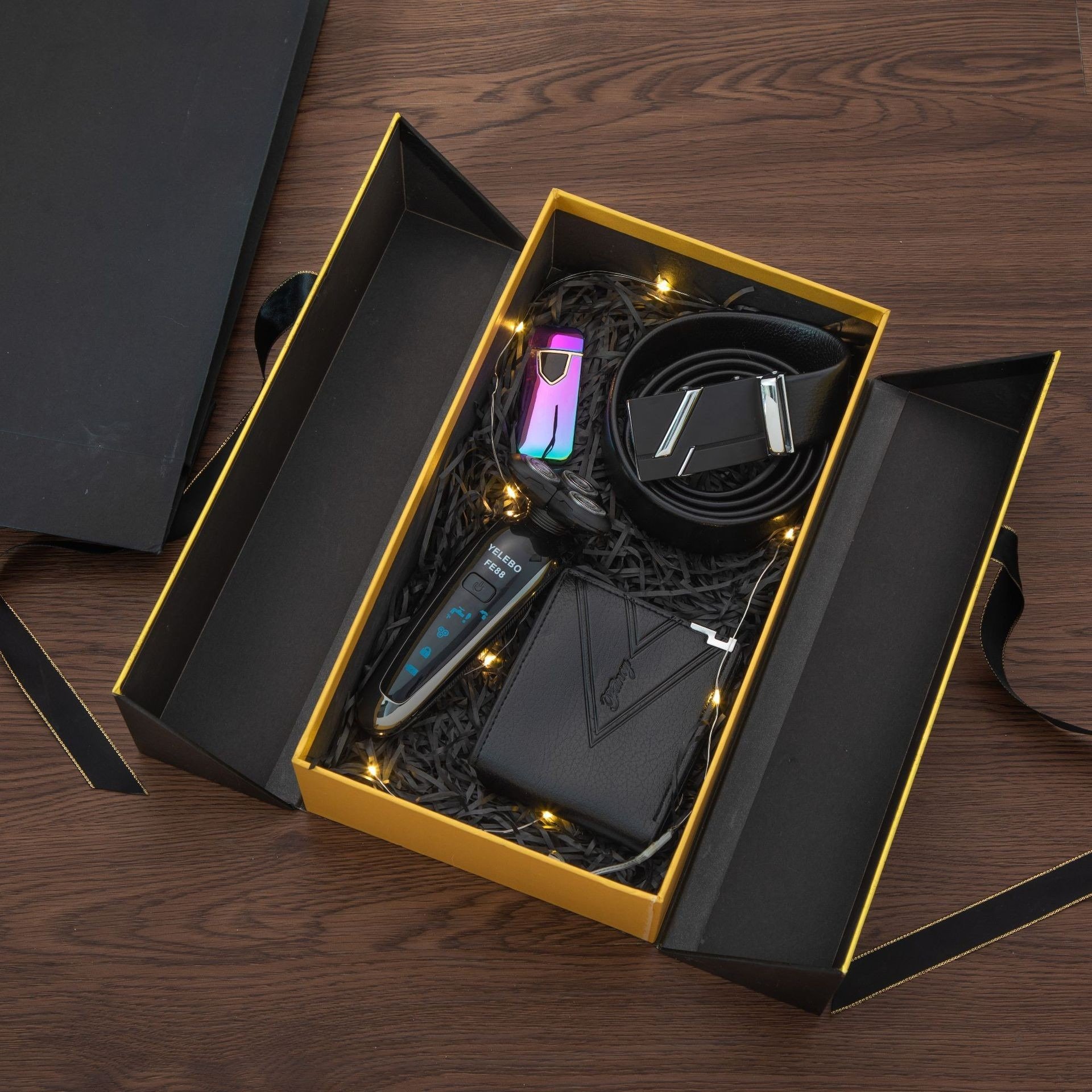 Souvenirs men's high-end business gift set thermos mug shaver valentine's day gift for boyfriend