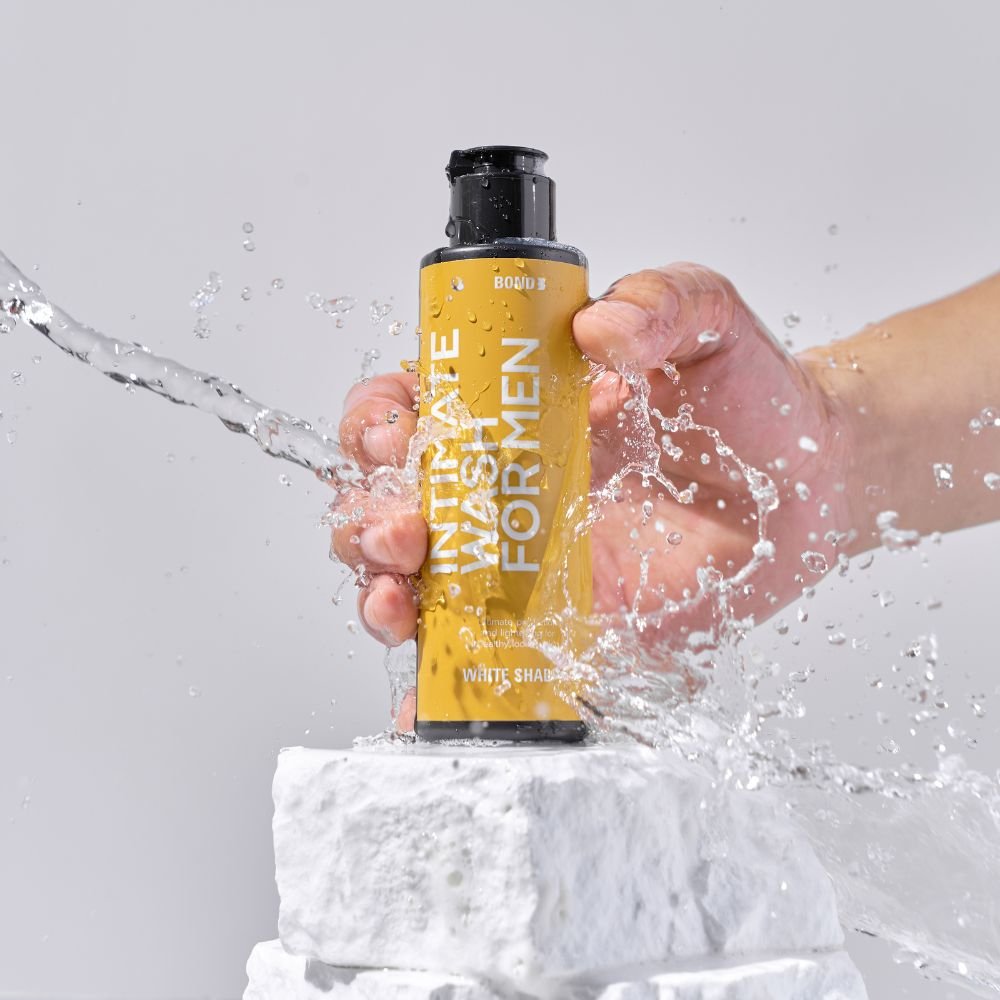 Bond Men's Intimate Wash Long-Lasting Moisturizing Gel 130ml Vitamin B3 enriched for Adults