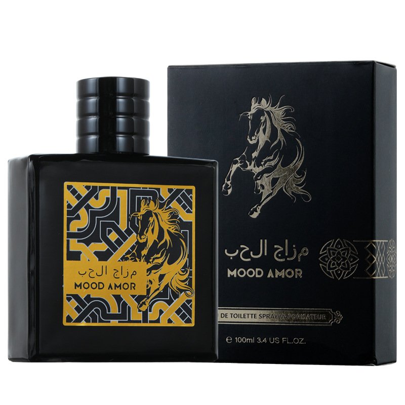 Wholesale men's premium sense Black Mustang perfume Middle East Arab Dubai perfume lasting fragrance of men's perfume