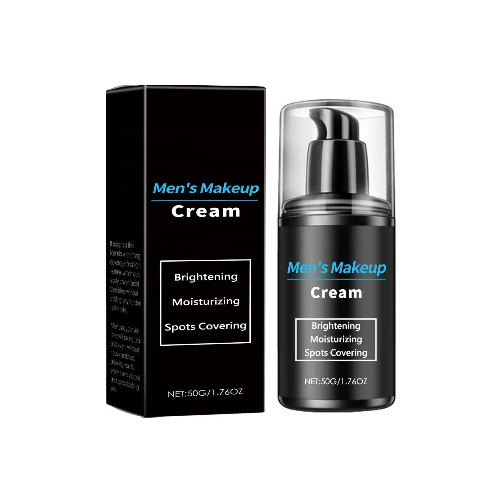 Men's Skin Perfecting Moisturizing Concealer Cream Lightweight Long Lasting Hydrating & Brightening Formula Flawless Complexion