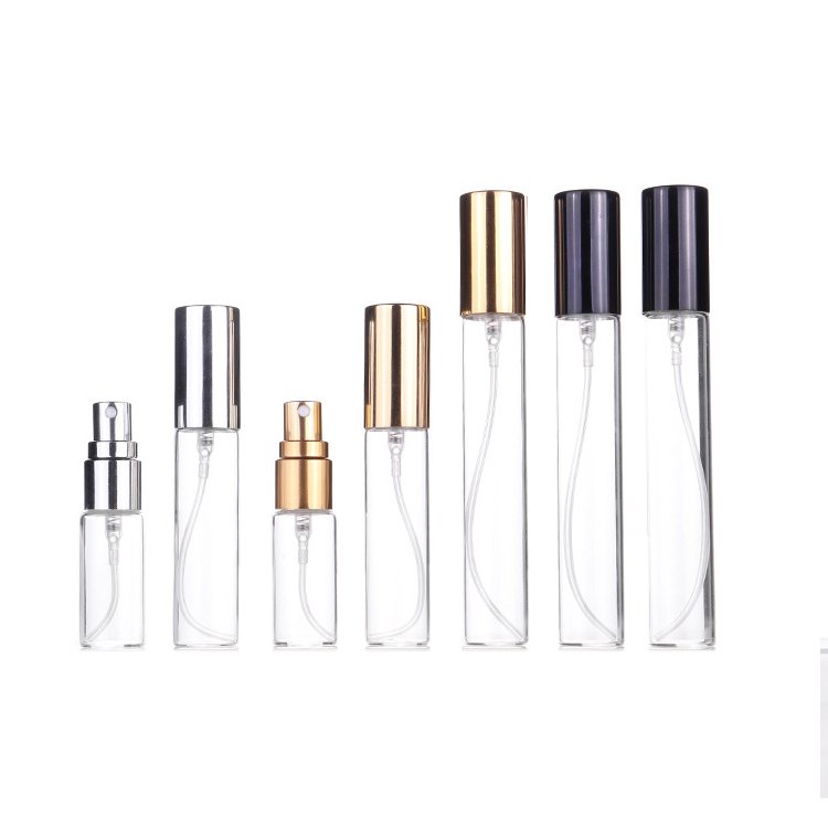 Mini Tester Perfume Vial Sample Bottles Men's Tube Empty Vial 2ml 5ml 8ml 10ml Glass Perfume Spray Bottle