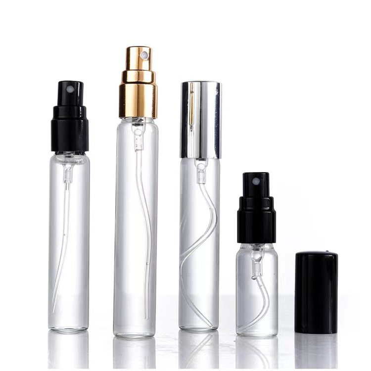 Mini Tester Perfume Vial Sample Bottles Men's Tube Empty Vial 2ml 5ml 8ml 10ml Glass Perfume Spray Bottle