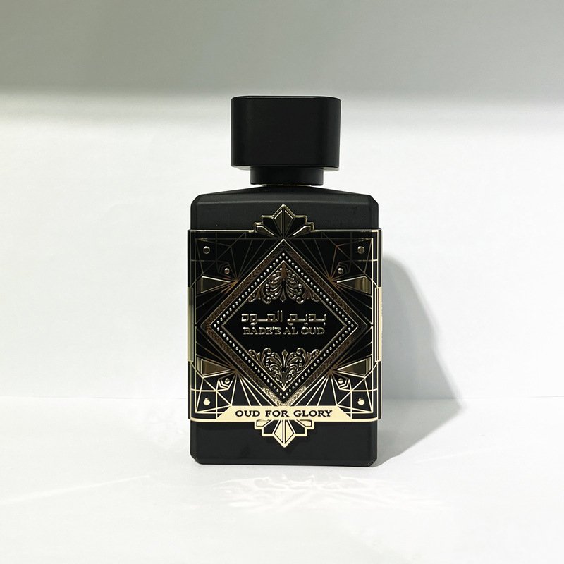 wholesale luxury Pure black high-quality arabic perfume 100 ml original Lasting fragrance BADE E AL OUD men's perfume