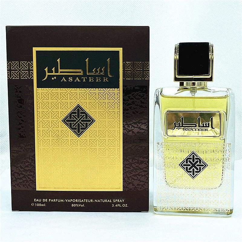 Wholesale 100ML White high-end Men's Elegant perfume Arab Dubai Men's Perfume Lasting Wood Fresh perfume gift set