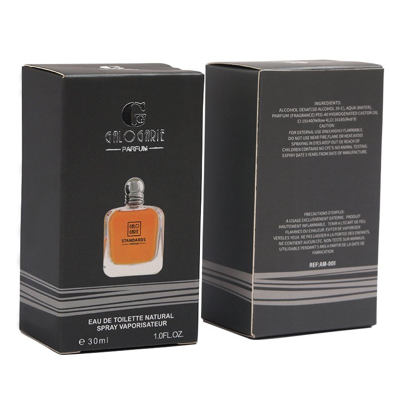 30ML Hot Sale Men's Eau De Fresh Long-Lasting Elegant Cologne Toilette Men's Perfume Body Spray