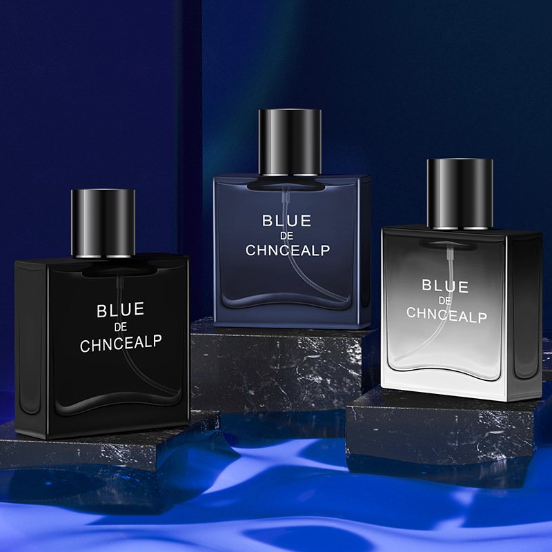 Blue Ocean Fragrance Men's Cologne Lasting Gentleman Perfume Set Wholesale Glass Bottle Natural Beauty Long-Lasting Fragrance