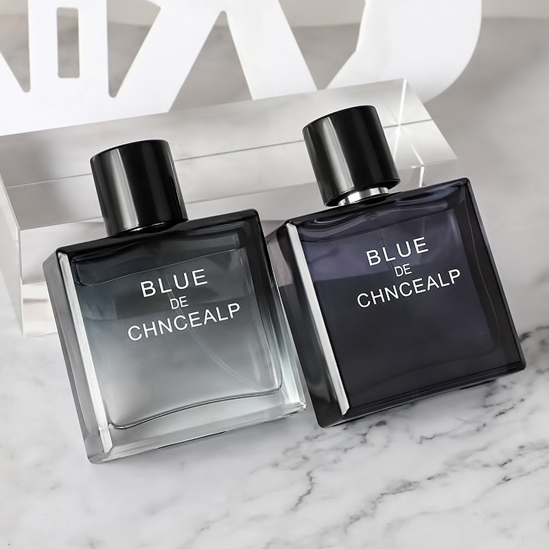 Blue Ocean Fragrance Men's Cologne Lasting Gentleman Perfume Set Wholesale Glass Bottle Natural Beauty Long-Lasting Fragrance