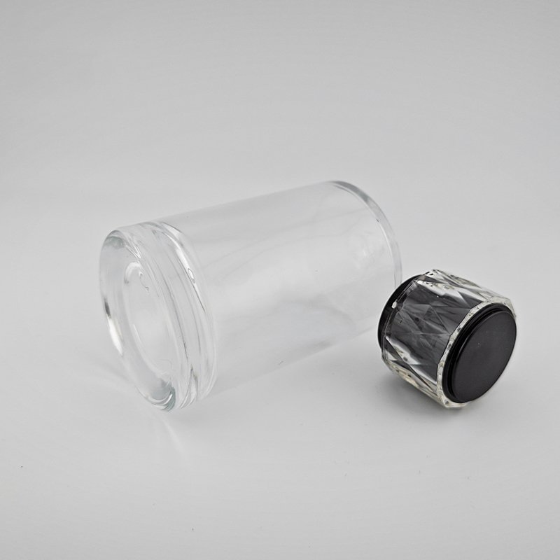 Men Women's Packaging Free Sample 100ml Glass Perfume Bottle with ABS Lid