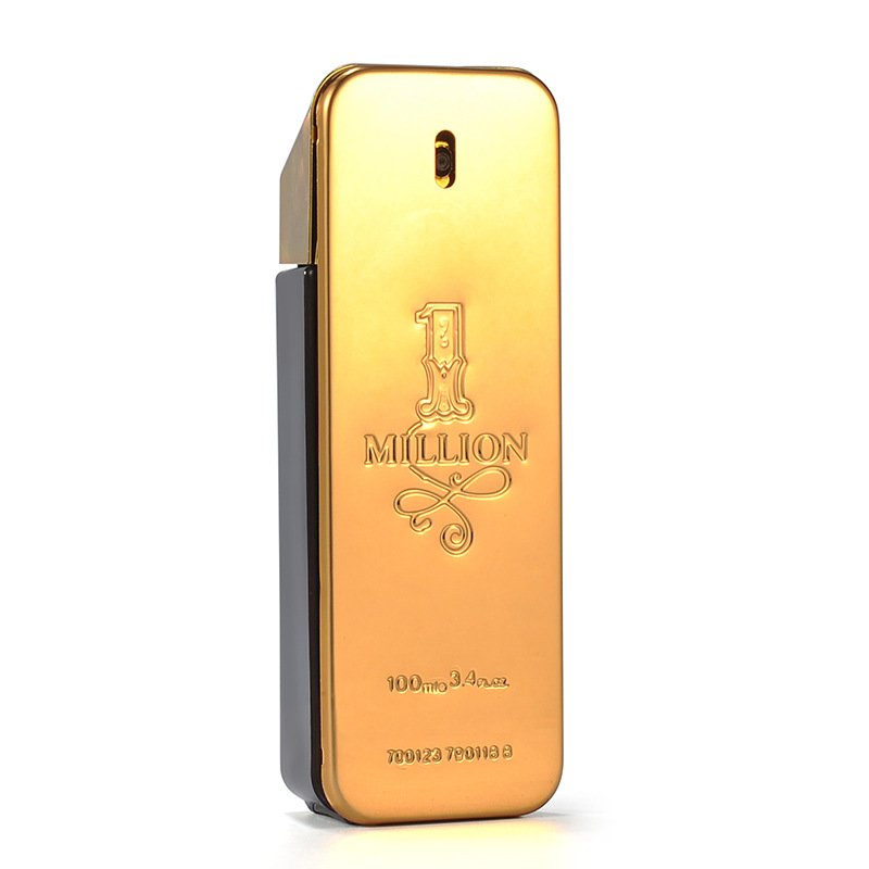Gold millionaire prive men's perfume 100ml alluring woody leather fragrance