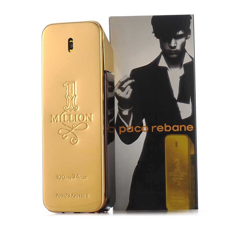 Gold millionaire prive men's perfume 100ml alluring woody leather fragrance