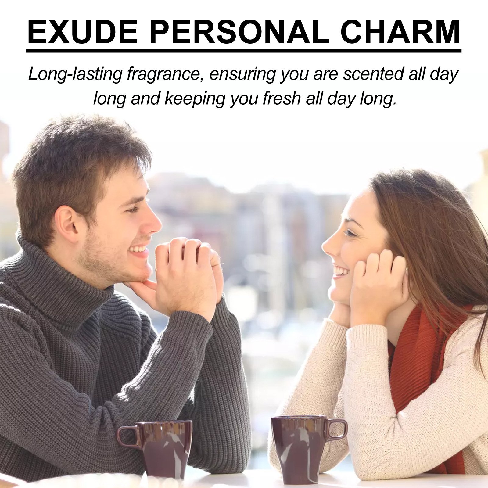 Men's cologne perfume natural fragrance release charm refreshing men's dating carry atmosphere perfume