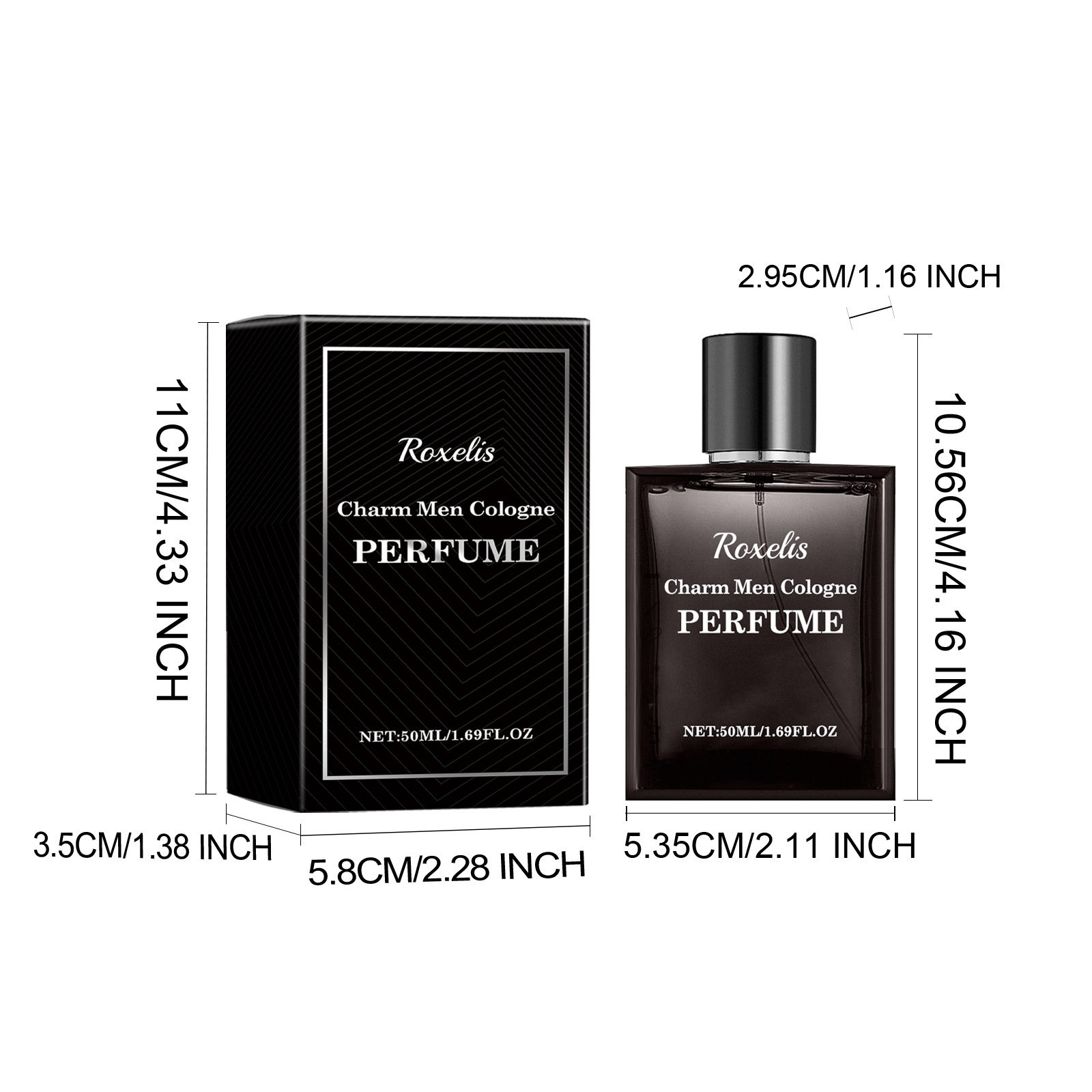 Men's cologne perfume natural fragrance release charm refreshing men's dating carry atmosphere perfume