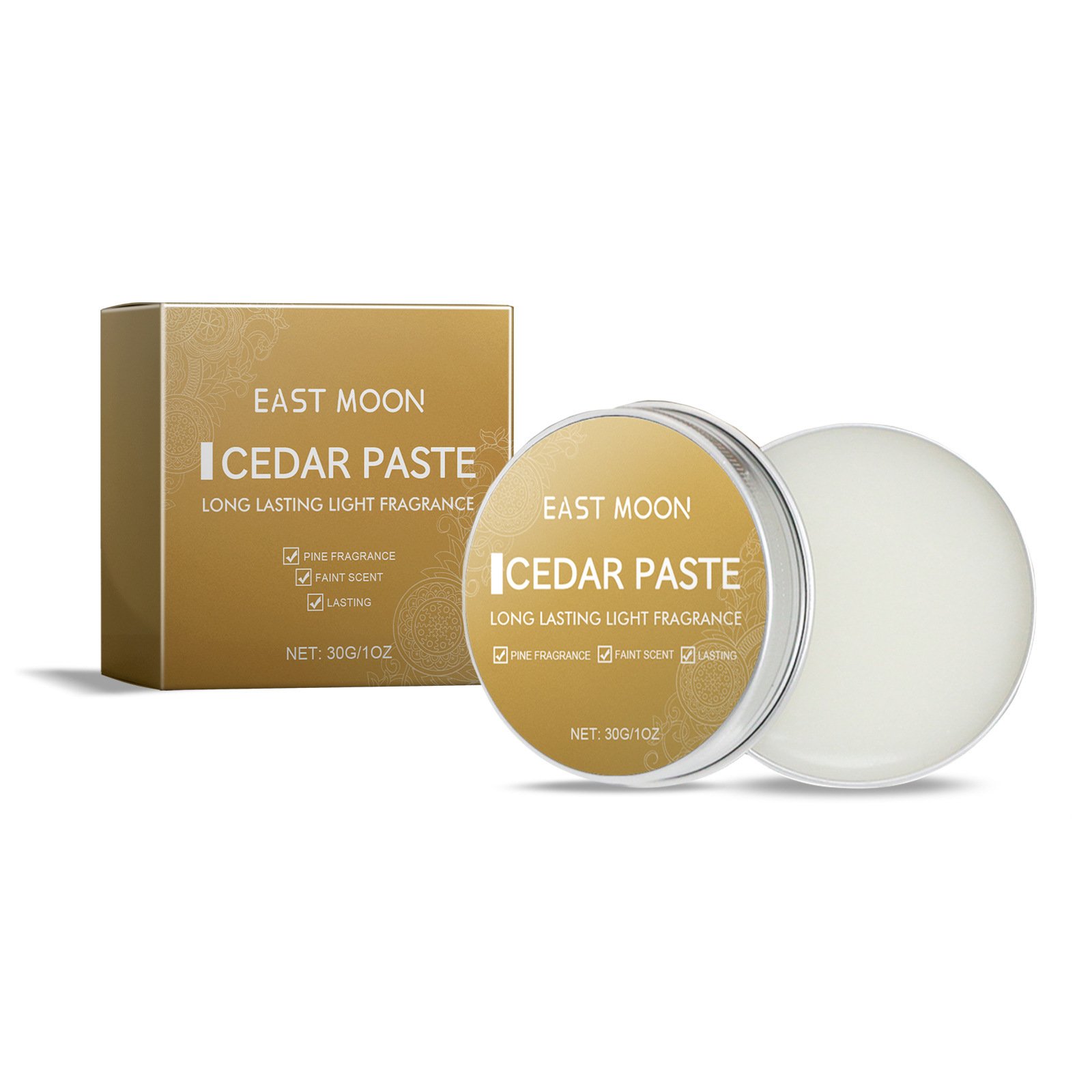 Hot Selling Original Solid Men's Perfume Balm Solid Perfume Lasting Fragrance Light Portable Gift 30g Cendar fragrance wholesale