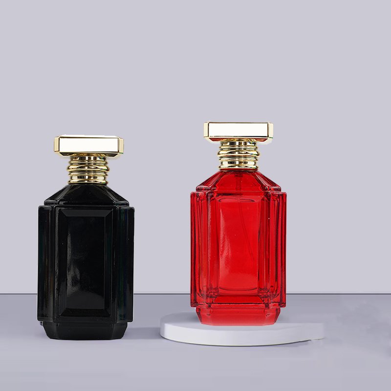 Factory Cheap custom 100ml Perfume Bottle Plus Box Luxury Black Bottle Men's women`s Perfume Black Perfume Bottle