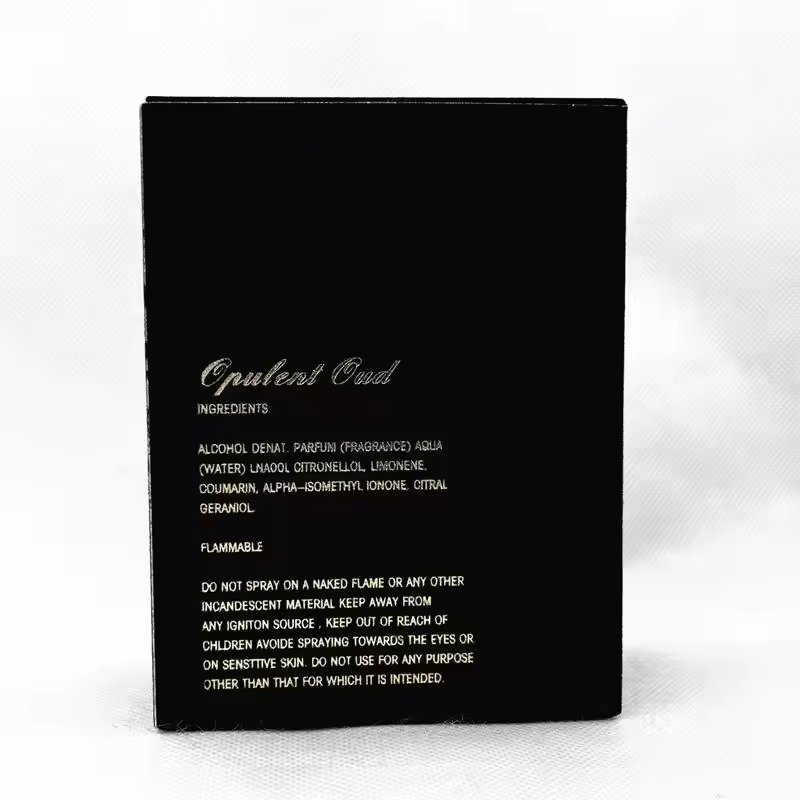 Classic Mysterious Black Sign Men's 100ml Eau de Parfum Top Selling Fragrances for Arab Middle East Muslims Wholesale Jasmine