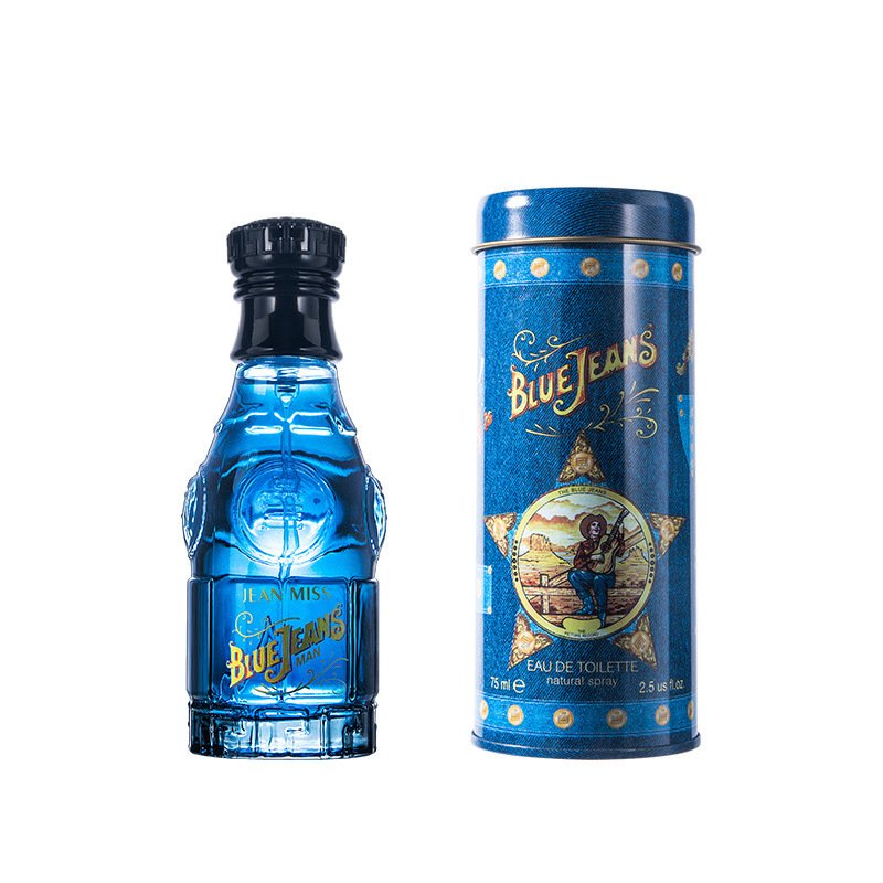 P17 MOKE Custom 75ml Blue Jeans Men's Perfume Fruity Woody Long Lasting Wholesale Cologne Perfume Spray Eau de Toilette For Male