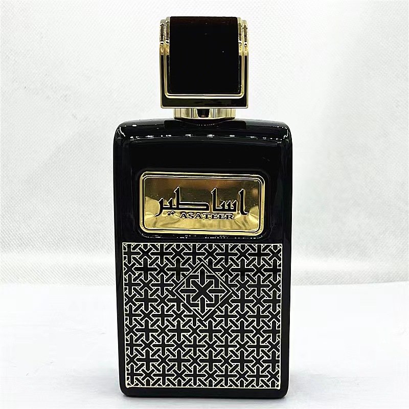 Hot Sale Men's Arabic Perfume Luxury Long-Lasting Fresh Floral Scent in Black Quantity Bottle Parfum Spray Type