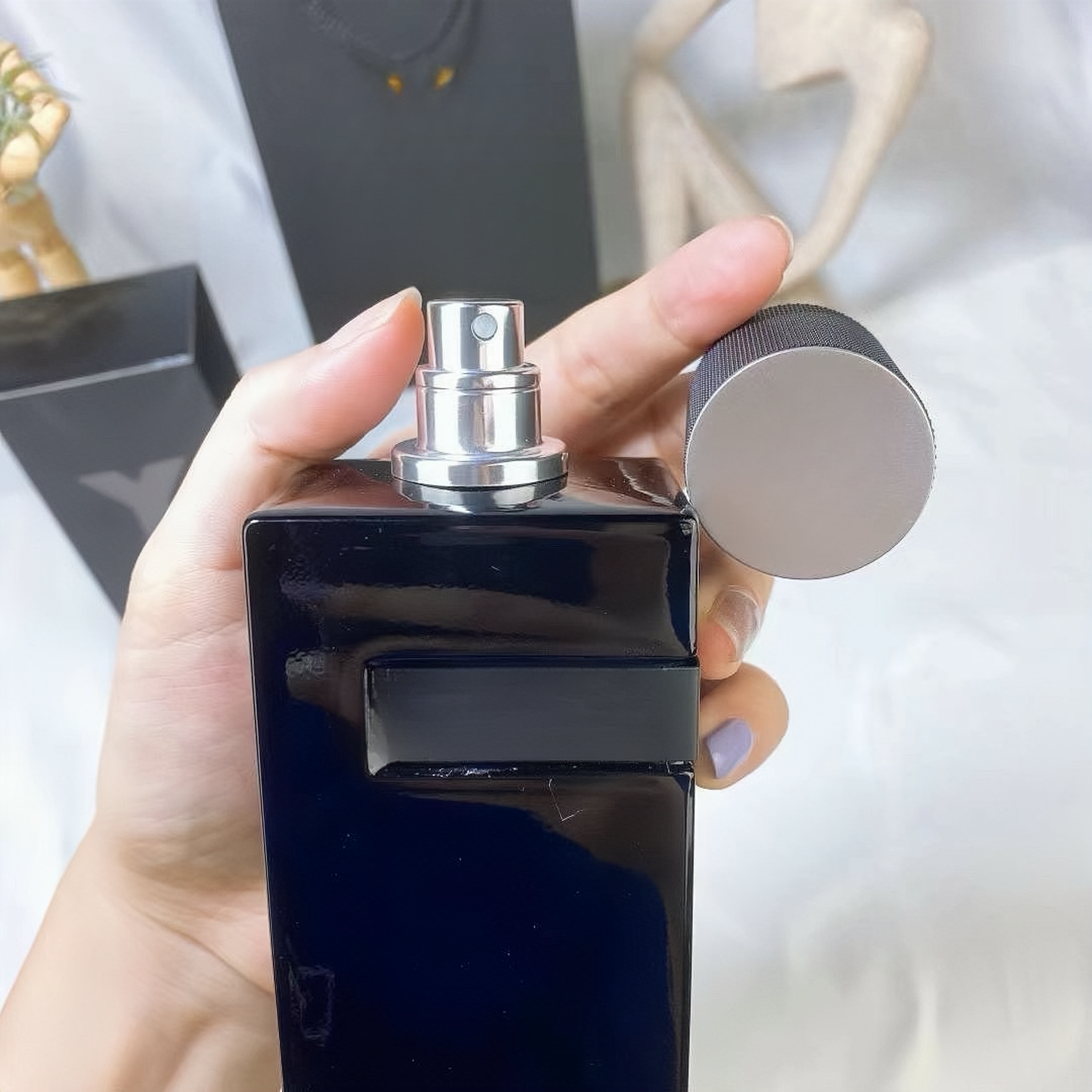 Men's Spicy Fresh Ocean 100ml Eau de Parfum Spray Men's Body Perfume with Attractive Smell Volume
