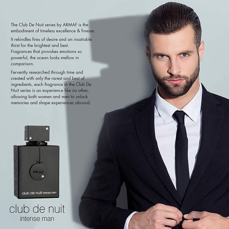 Original Brand Men's Perfume Armaf Club de Nuit Intense Men long lasting dubai perfumes 105mL Eau de Perfume