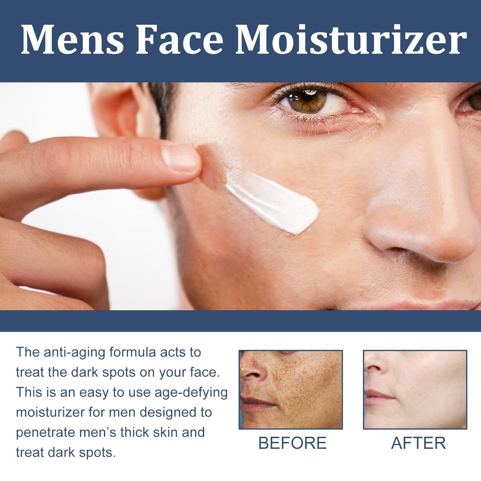 Factory Men's Facial Moisturizing Cream for Hydrating Moisturizing Fine Lines Eye Bags and Dark Circles Reduction Facial Cream