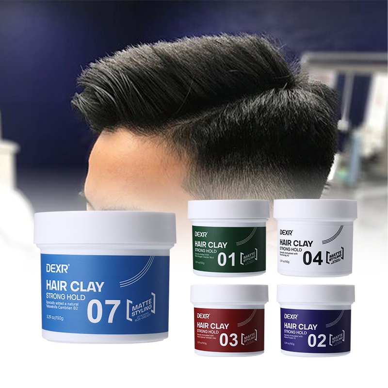 Ginger Oil Man Hair Treatment Care Wax Manufacturer Strong Hold Matte Mud Styling Paste Volumizing Men'S Hair Clay