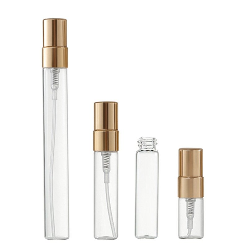 5ml 10ml Perfume Glass Mist Spray Essence Oil Bottle traveling small mini glass parfum bottles luxury empty glass perfume men's