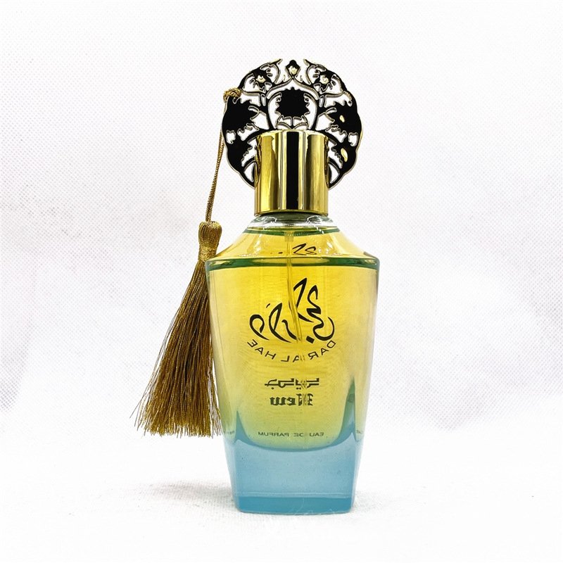 P135 MOKE DAR AL HAE Arabic Perfume 100ml Blue Mysterious Men's Perfume Eau De Parfum Spray Long Lasting Fragrance For Men