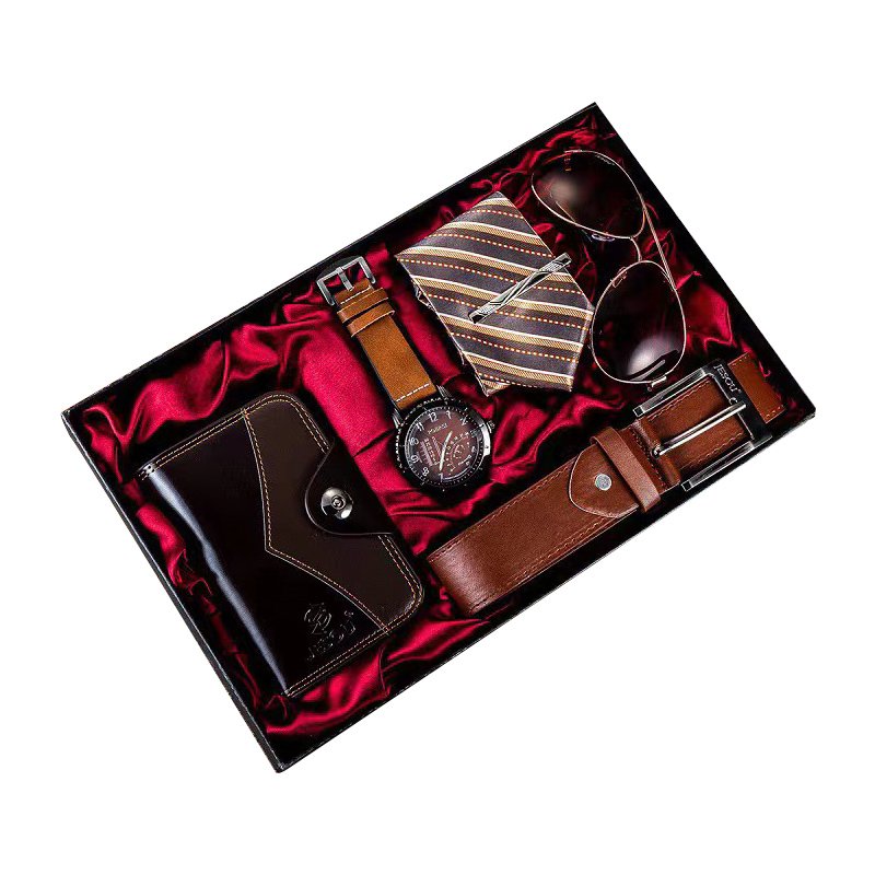 unique products gift set for anniversary birthday perfume gift sets for men gift watches for men purse men's neckties