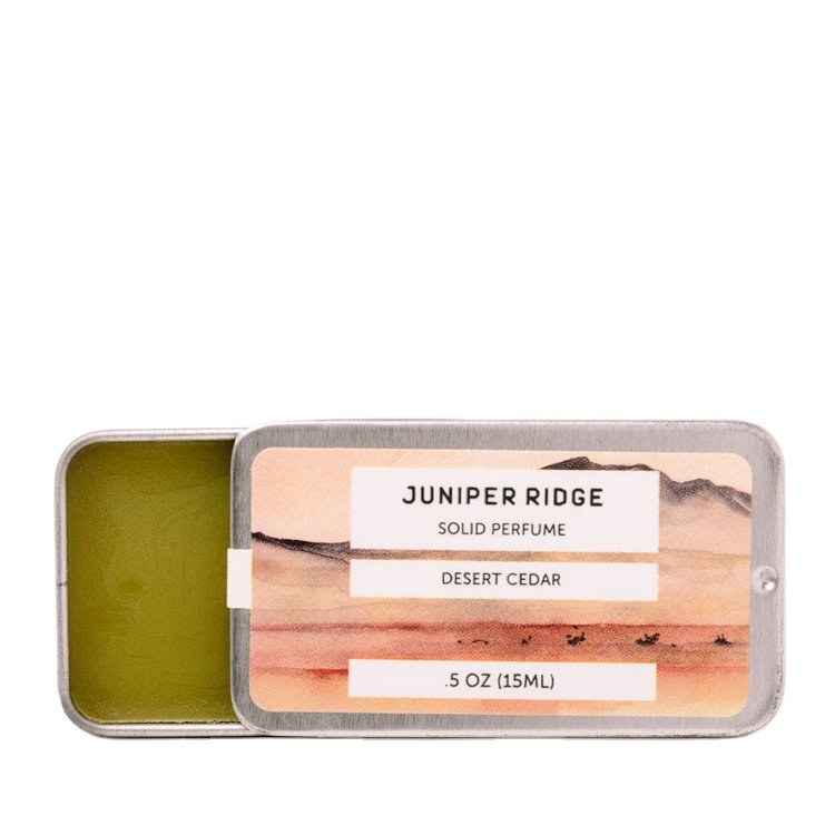 Luxury Men's Warm Wood Fragrance Type Natural Woody Scent Desert Cedar Solid Perfume at Low Market Price
