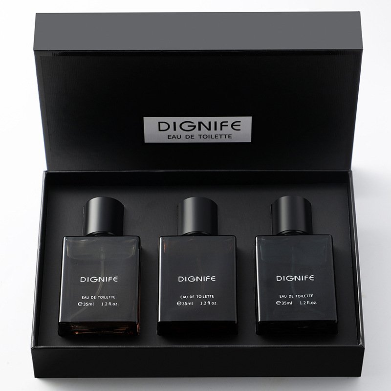 Wholesale Men's 35ML*3 Wood Fragrance Lasting Original Perfume Three-Piece Cologne Set