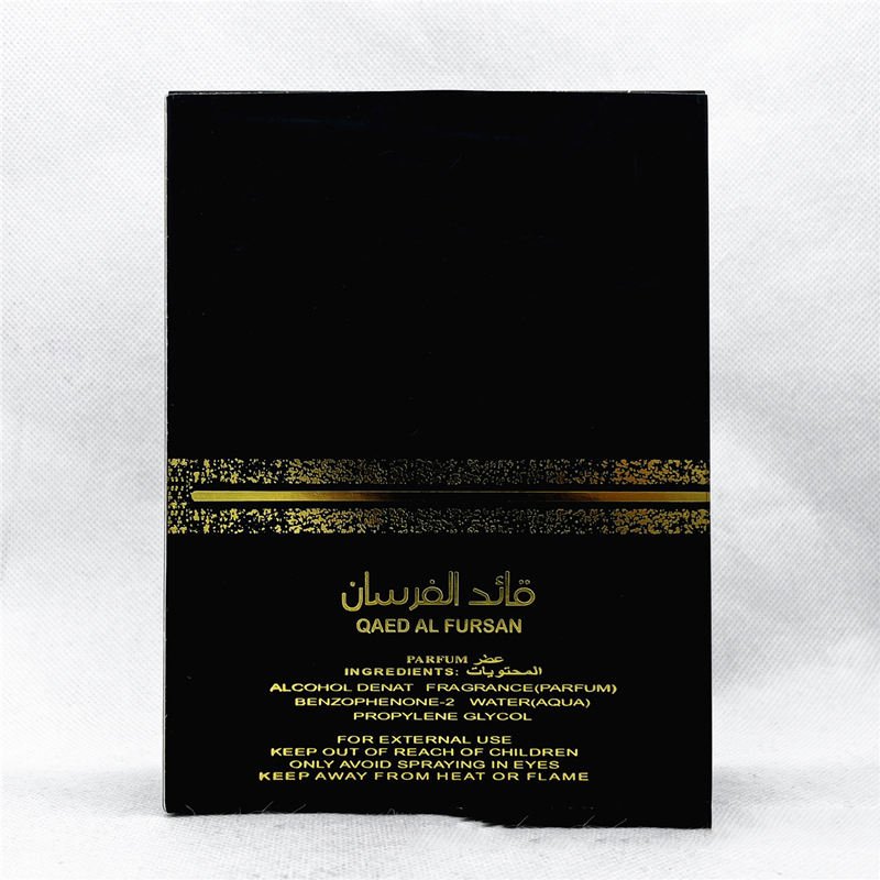 High quality Hot Selling 100ML Luxury Black Mustang Perfume Middle East Arabic Dubai Long Lasting Men's Perfume Wholesale