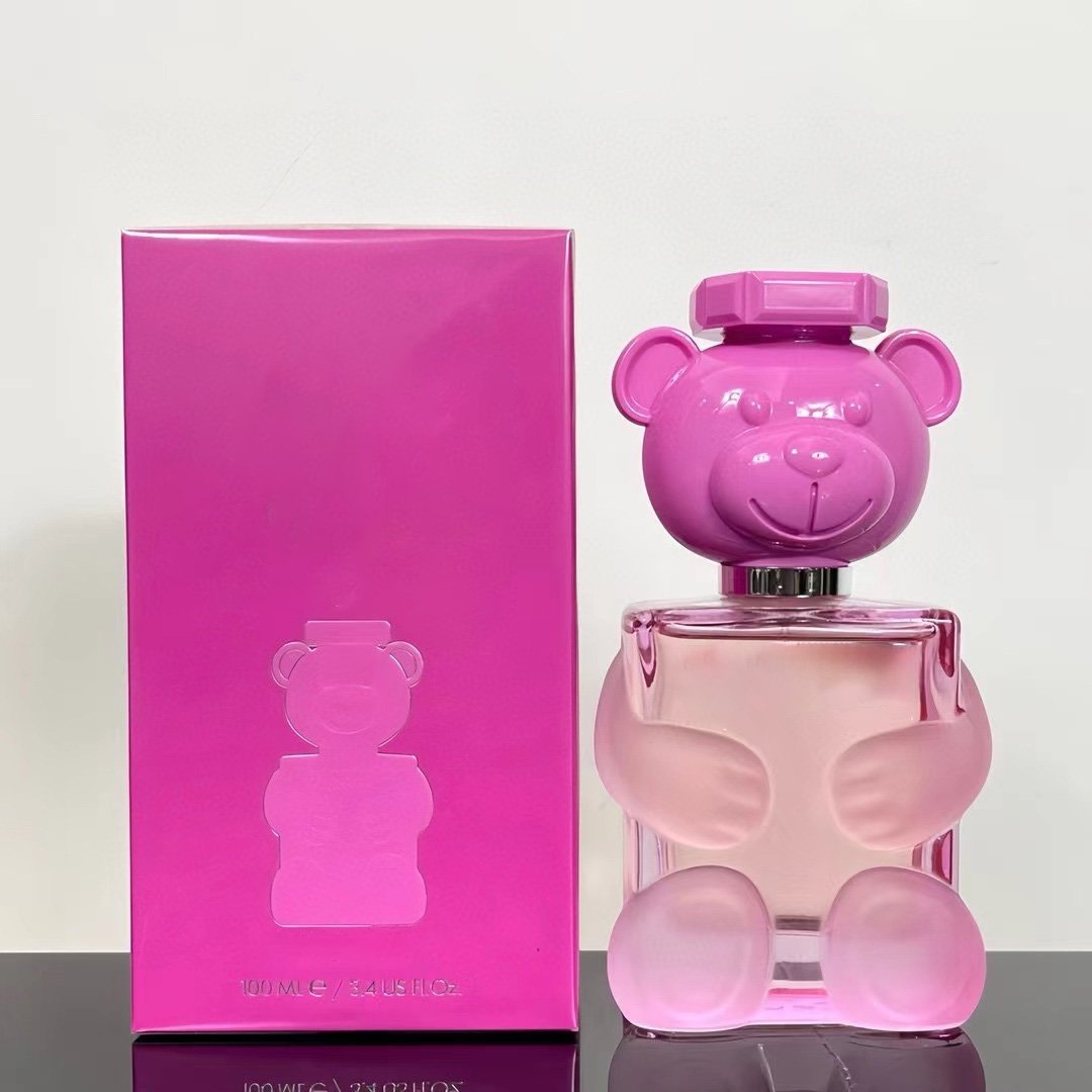 Original brand Men's Perfume Toy Boy Black Teddy Bear Strong Men's Lasting European and American Perfume 100ml