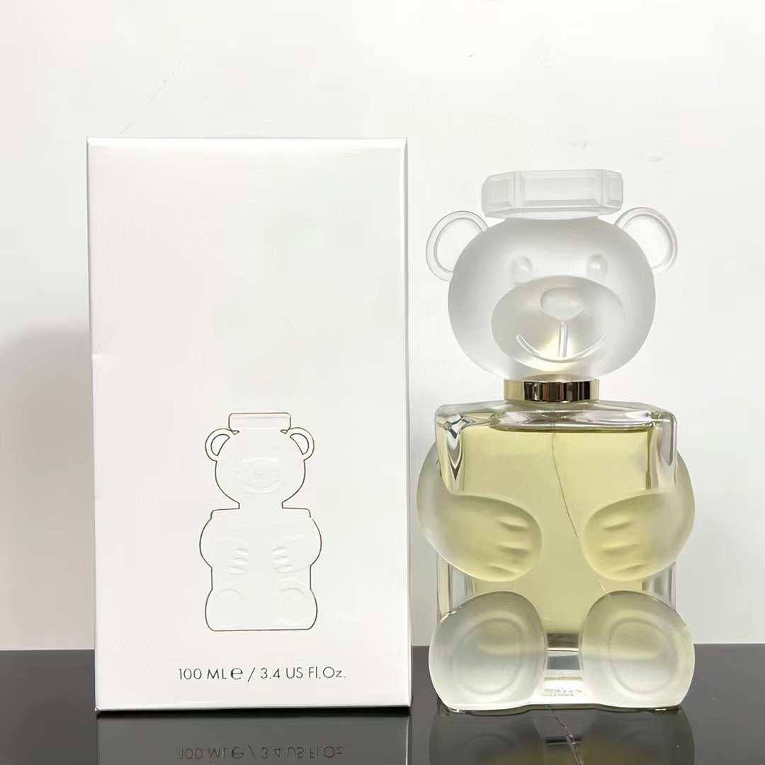 Original brand Men's Perfume Toy Boy Black Teddy Bear Strong Men's Lasting European and American Perfume 100ml