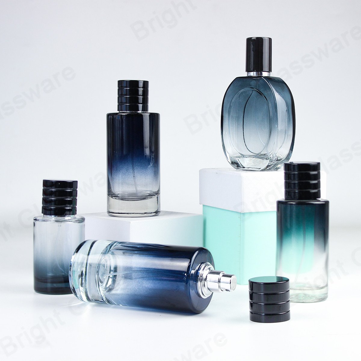Unique Design Custom Size 10ml 30ml 50ml 100ml Glass Bottles Perfume Bottle Cap Vintage Perfume Bottle