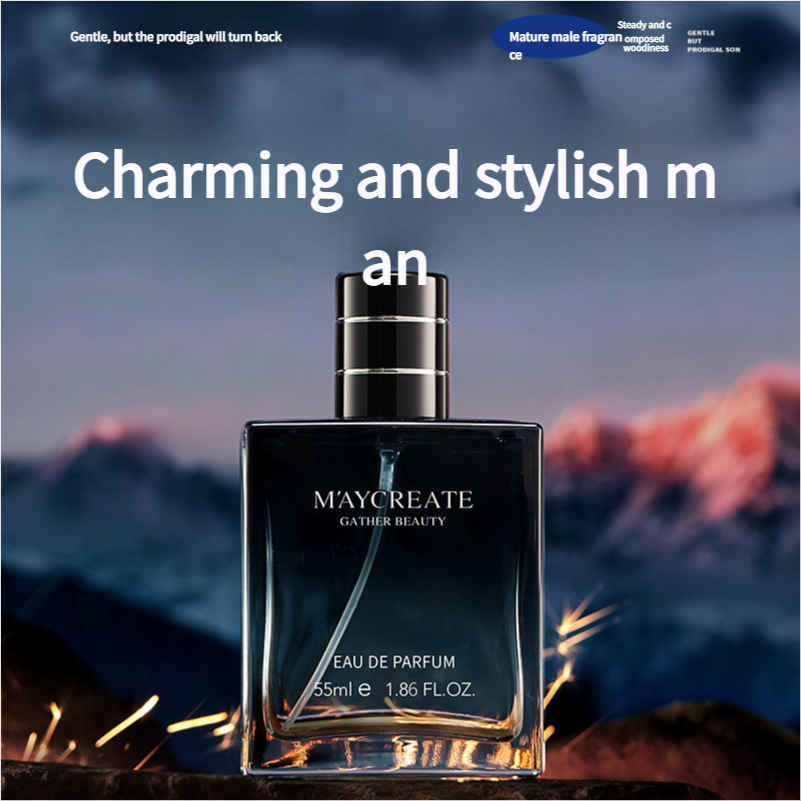 55ml men's perfume for Long Lasting Natural Fragrance blue men perfume Body Spray Fragrance supplier bottle perfume for men