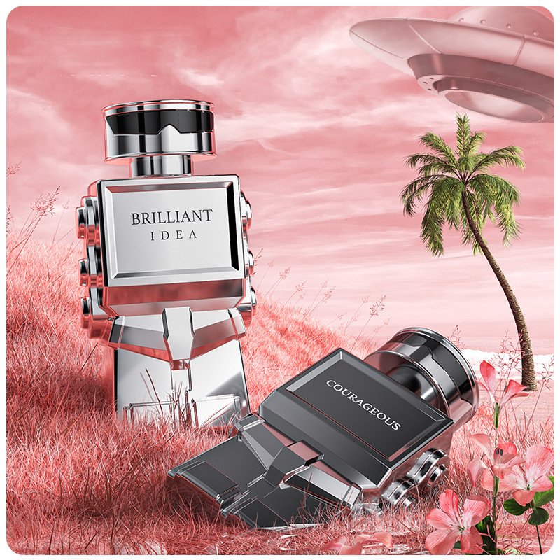 Own brand wholesale futuristic robot perfume high quality 30ml men's perfume wood long lasting wholesale eau de toilette