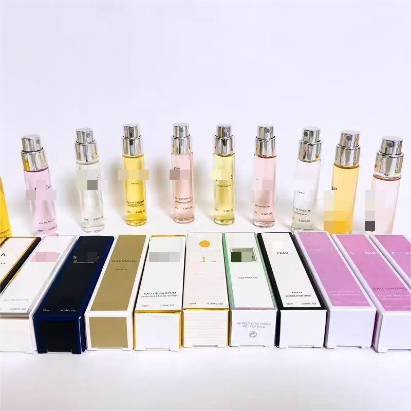 Wholesale 10ml Mini Perfume Sample Original Men Women Floral Eau de Parfum in Test Tube Portable Spray