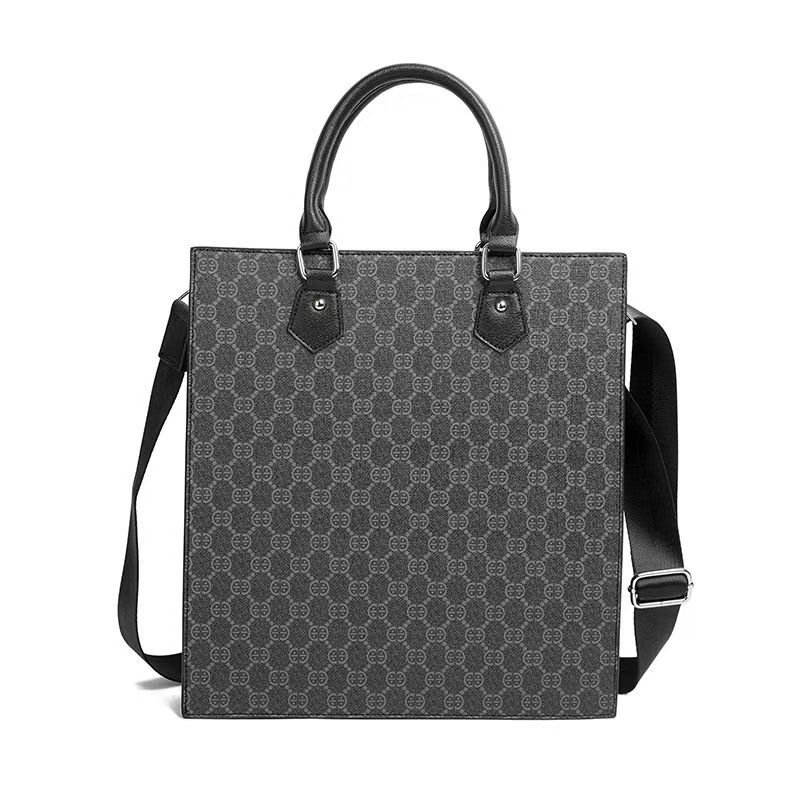 Handbag male briefcase Casual business single shoulder crossbody bag fashion brand new horizontal leather men's office bag