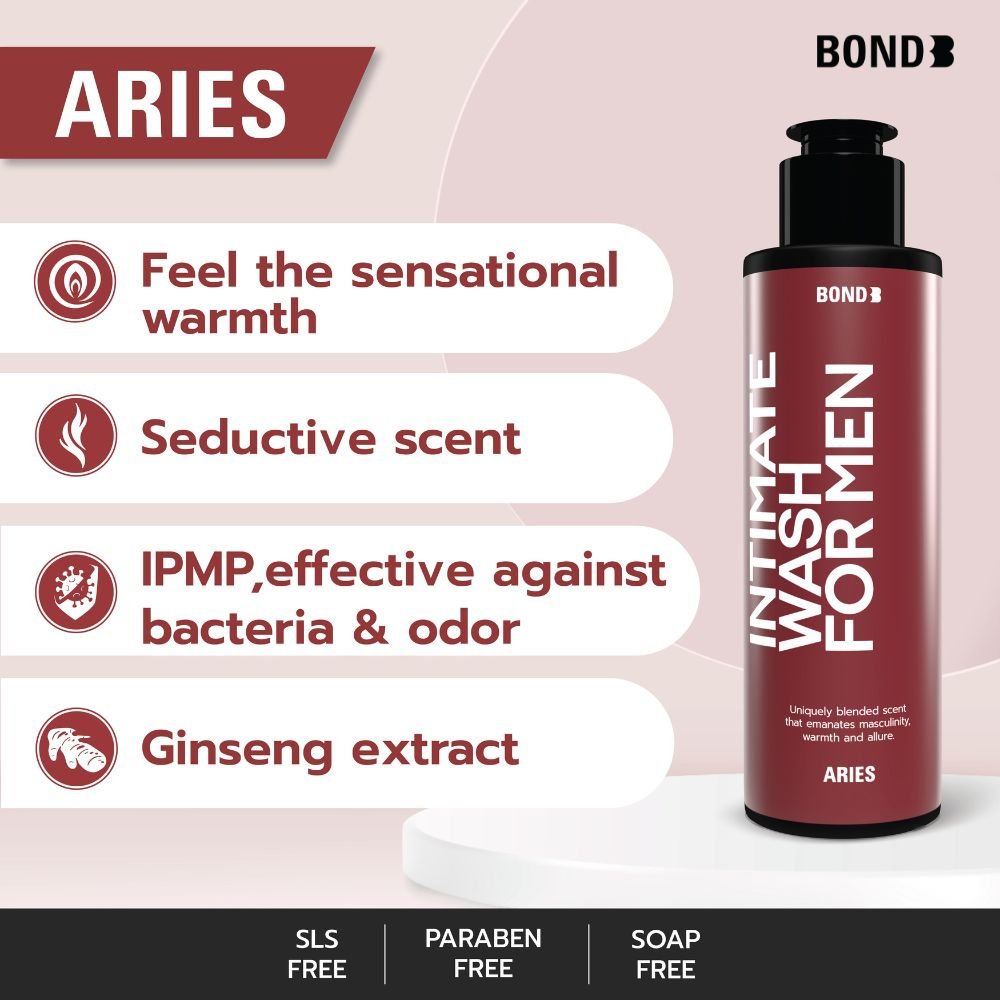 Bond Men's Intimate Wash Aries 130 ml