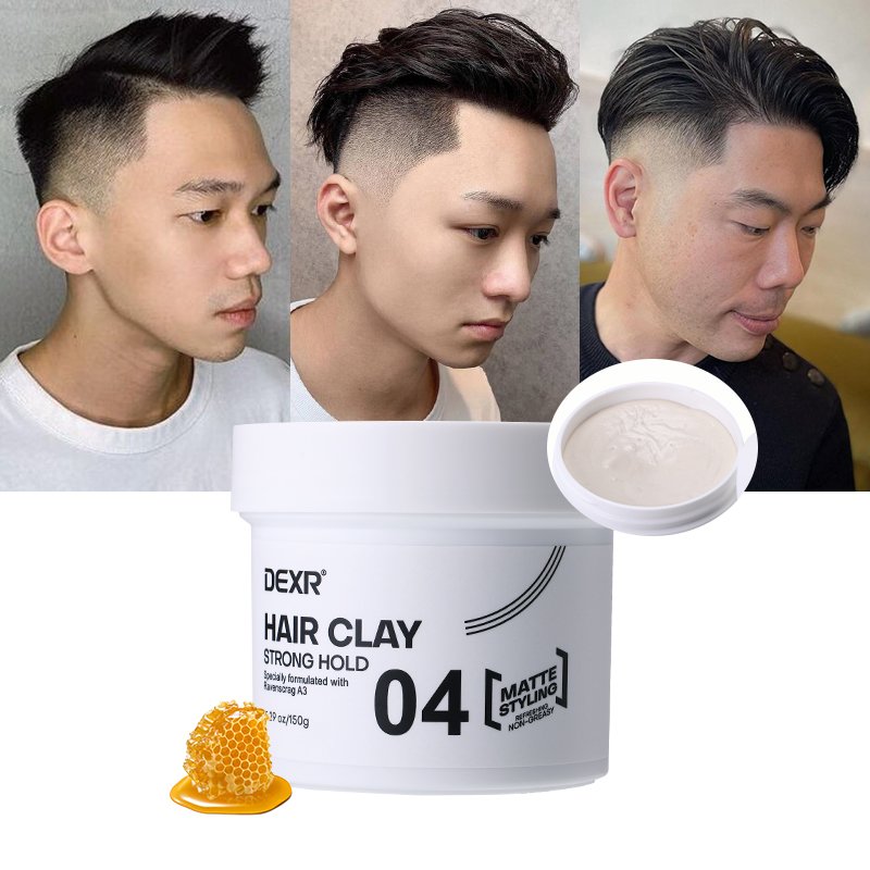 Oem&Odm Private Label Strong Shaping Fashion Men'S Styling Wax Men Matt Barber Organic Beeswax Hair Mud Matte Clay