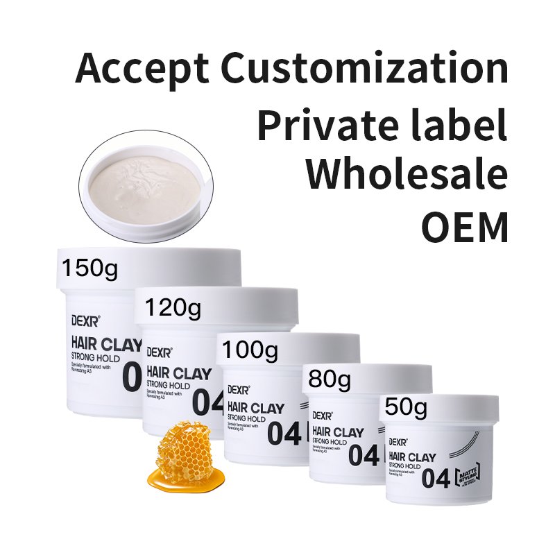 Oem&Odm Private Label Strong Shaping Fashion Men'S Styling Wax Men Matt Barber Organic Beeswax Hair Mud Matte Clay