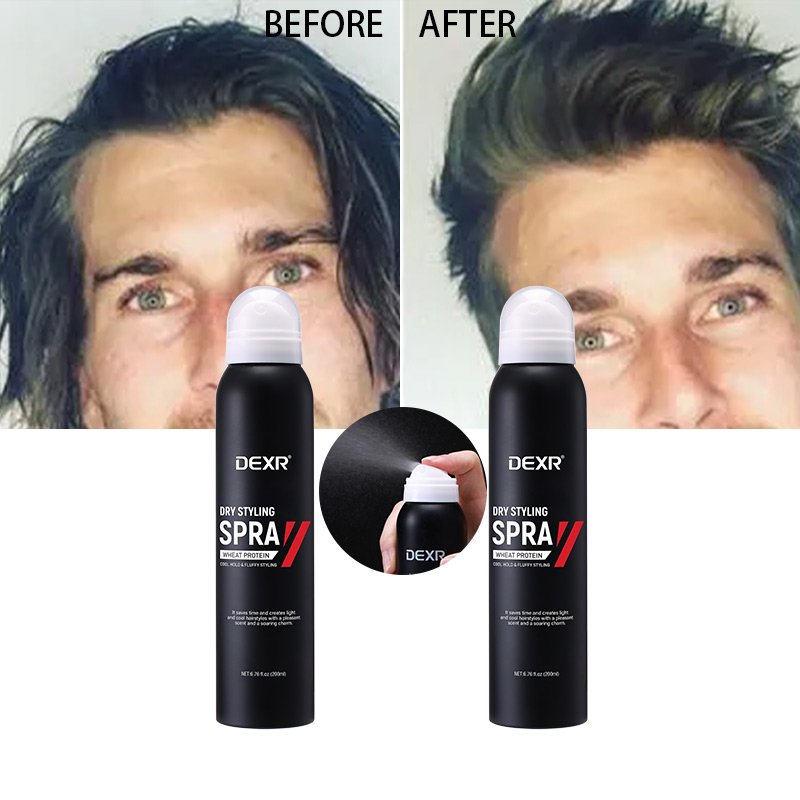 Wholesale Private Label Men'S Hair Care Products Vitamin B5 Strong Hold Fluffy Styling Hair Spray