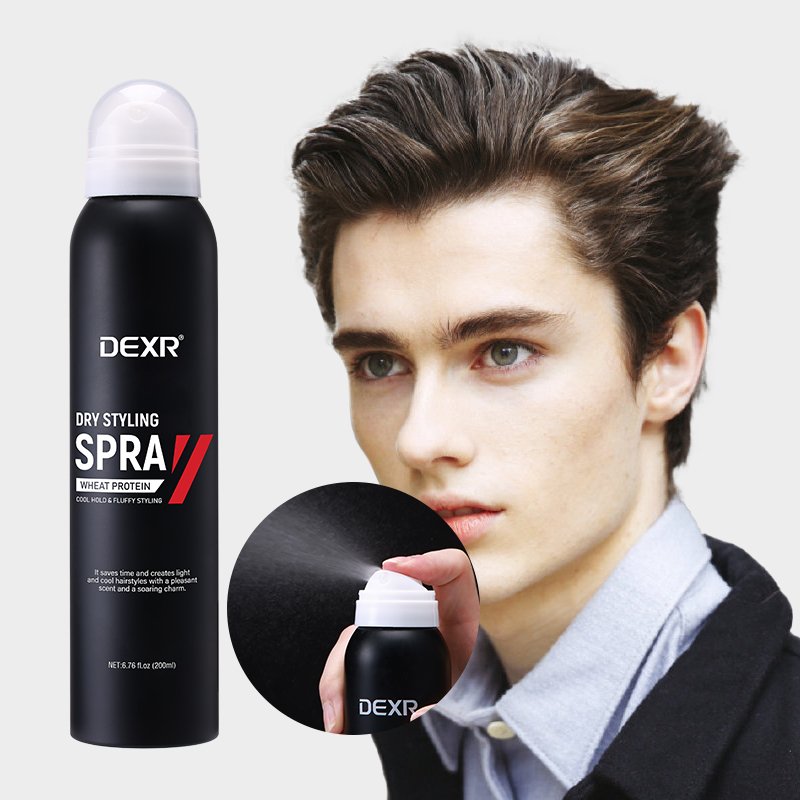 Wholesale Private Label Men'S Hair Care Products Vitamin B5 Strong Hold Fluffy Styling Hair Spray