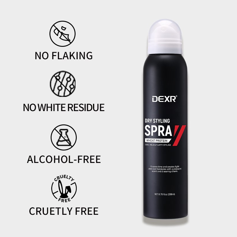 Wholesale Private Label Men'S Hair Care Products Vitamin B5 Strong Hold Fluffy Styling Hair Spray