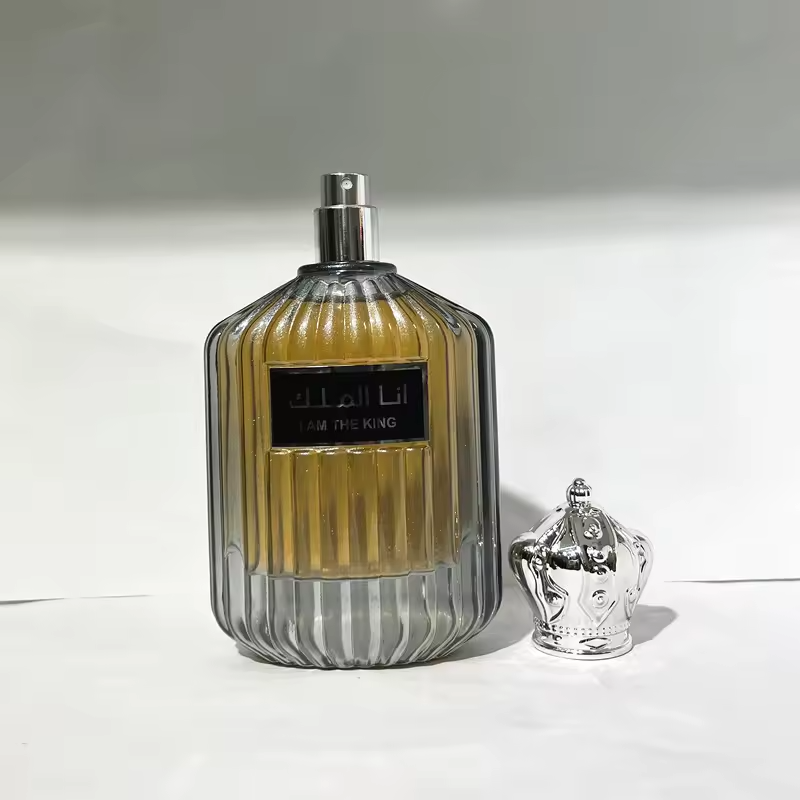 High Quality 100ML Woody Body Spray Long-Lasting Fragrance Lemon Milk Smell Men Royal King Middle East Arab Wholesale Perfume