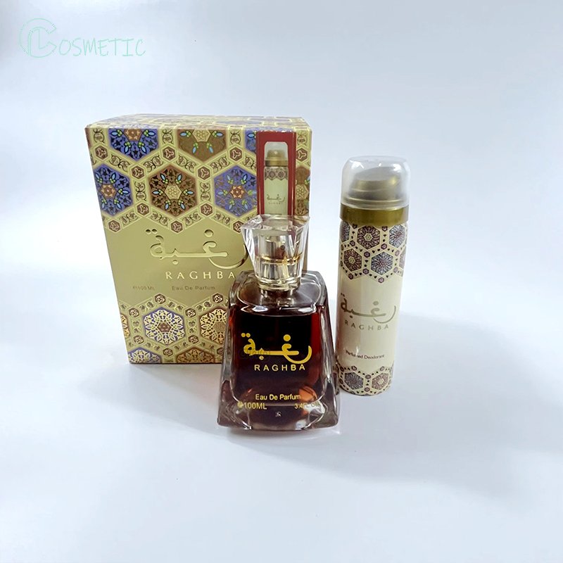 Lattafa Raghba Premium Dubai Arabian Central Asia Perfume Spray Gift Set
