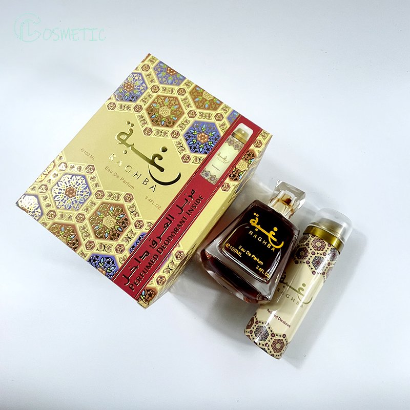 Lattafa Raghba Premium Dubai Arabian Central Asia Perfume Spray Gift Set