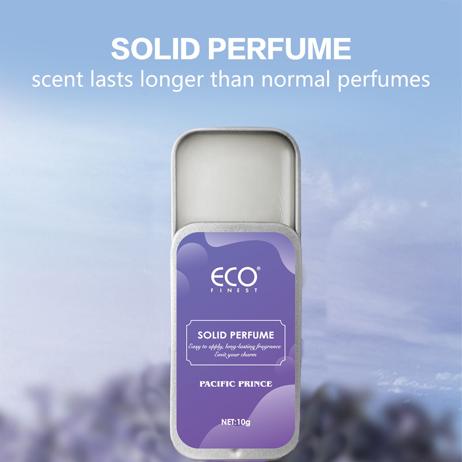 In Stock All Natural Portable Travel - friendly Solid Cologne Wax Men's Fragrance -Pacific Prince -585190