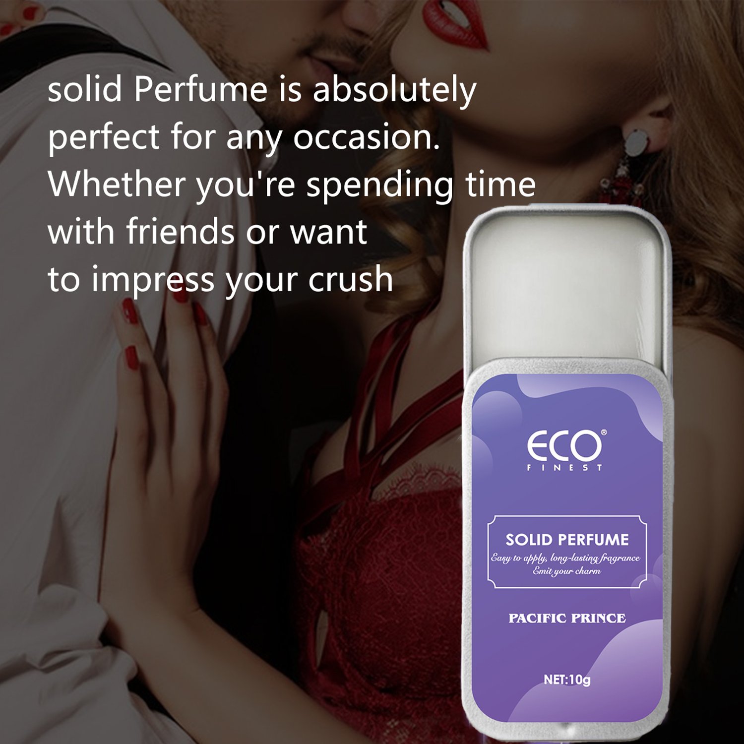 In Stock All Natural Portable Travel - friendly Solid Cologne Wax Men's Fragrance -Pacific Prince -585190